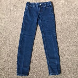 Dark denim jeans